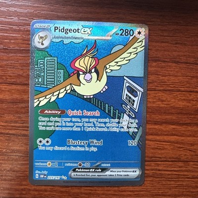 Pidgeot EX 225/197 Obsidian FlamesIllustration Rare NM