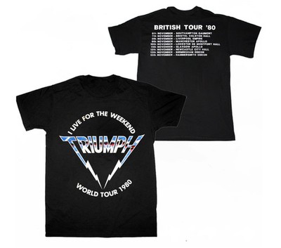Classic Hard Rock I Live For The Weekend World Tour Inspired Graphic T- HOT ITEM