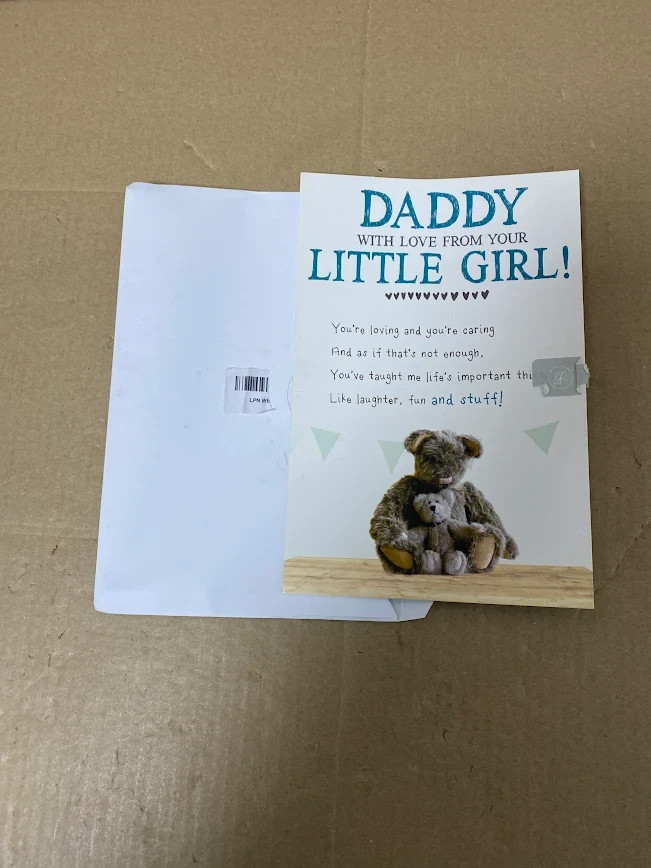 Emotional Rescue Father's Day Card Daddy Little Girl Multi Coloured