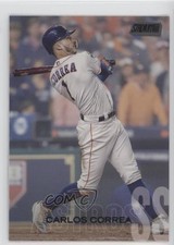 2018 Topps Stadium Club Black Foil Carlos Correa #32 6ks