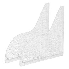 2Pcs Shower Splash Guards, Acrylic Floral Pattern Corner Water Blocker