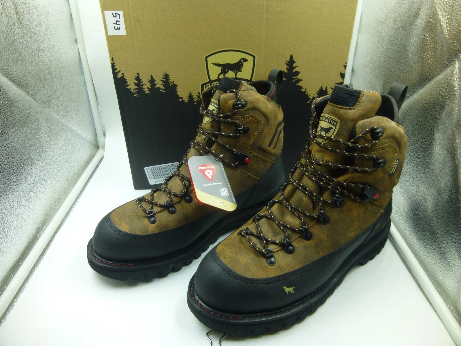 IRISH SETTER MEN'S SIZE 11.5 D WATERPROOF 8" ELK TRACKER XD HUNTING BOOTS A3981
