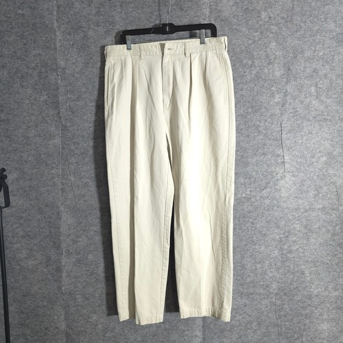 Polo Ralph Lauren Herren Chino Hose Plissee vorne Khaki Freizeit 34x30