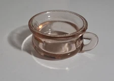 Vintage Degenhart Glass   Handled~ Chamber Pot ~ Pink