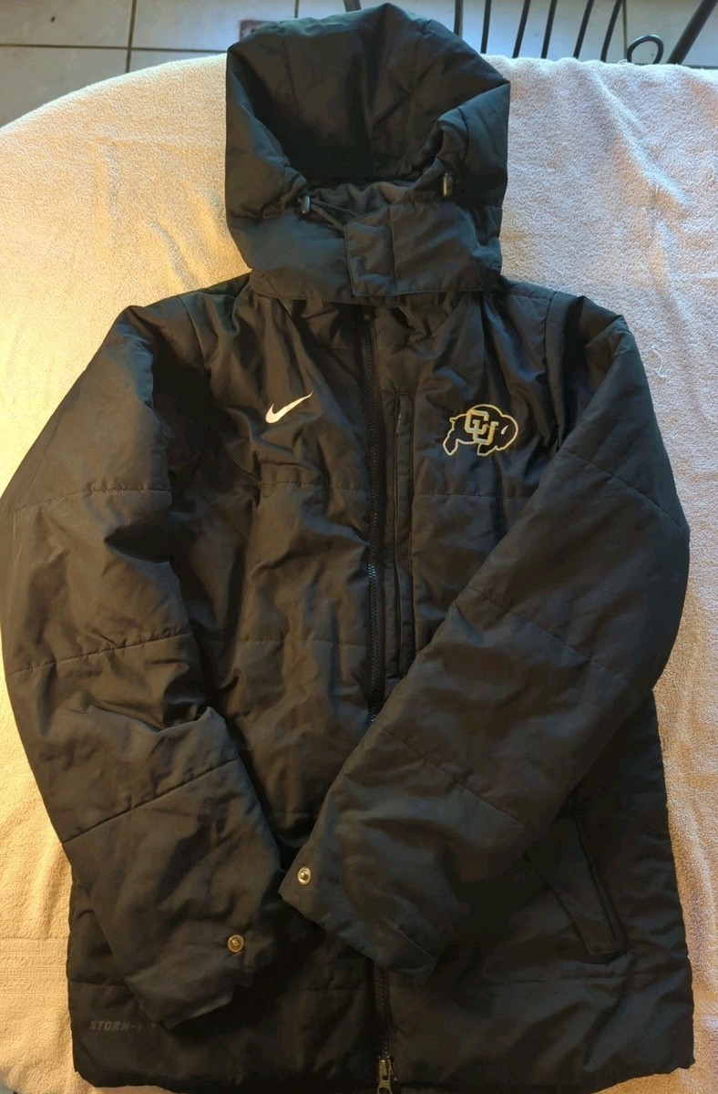 Nike Colorado Buffaloes Full Zip Jacket Storm Fit Black Winter