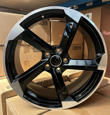 Audi A5 A6 A7 A8 Q5 x4 20" Audi RS5 Rotar Style Alloys Black MF 5x112 9J Et30 C