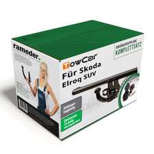 TowCar Anhängerkupplung abnehmbar & 13poliger E-Satz für Skoda Elroq SUV 24- SET
