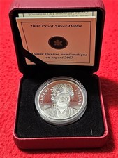 2007 Canada 92.5% 25.175g Silver Proof $1 THAYENDANEGA   OGP    #T0188
