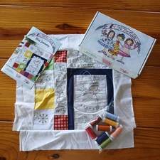 A Girls Life Quilt Block Embroidery Miss January Stitches Of Love Started but...