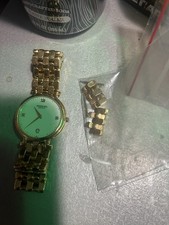 Vintage Raymond Weil 18k Electroplated Watch . New Battery, Original Owner .