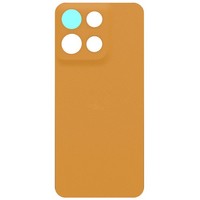 Clappio, Ersatz Batteriedeckel Moto G15 Mit Integrierter Klebefolie, Orange