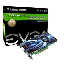 EVGA 512-P3-N976-AR e-GeForce 9800 GT Superclocked 512MB DDR3 PCI-E 2.0 Graphics