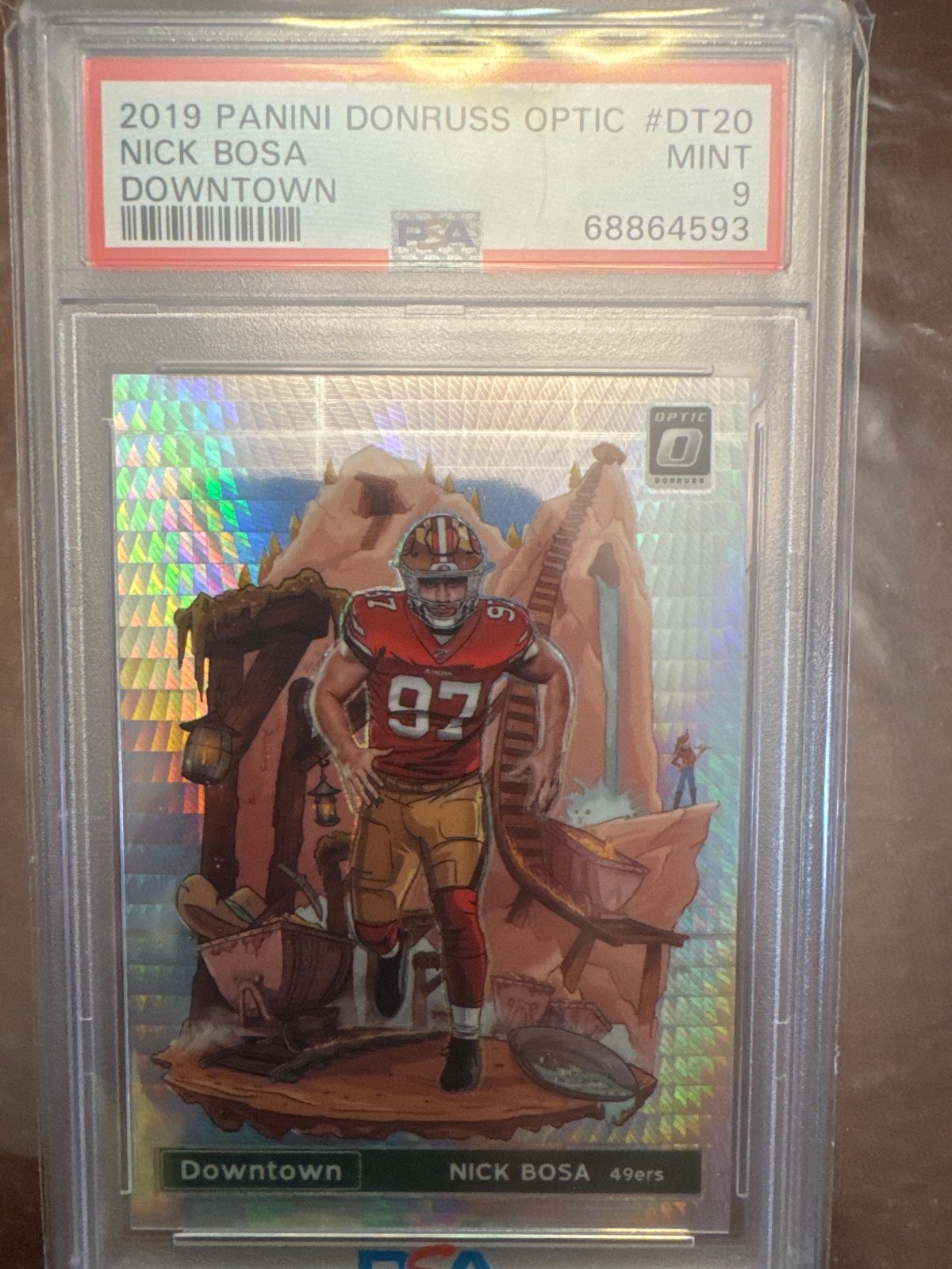 2019 Panini Donruss Optic - Downtown Nick Bosa #DT-20 (RC)