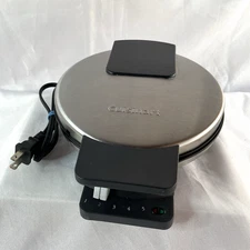 Cuisinart WMR-CA Round Classic Waffle Maker Iron Breakfast Tested Works