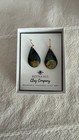 Blue Gold Tone Drop Earrings and Light Weight Jewerly New. Never Worn With Box — photo 3