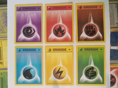 Pokemon TCG German 1st Edition Energy Energie 6 Card  97/102 Thru 102/102