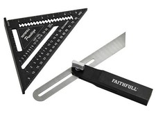Faithfull CNC Sliding Bevel & Quick Square Set 7"