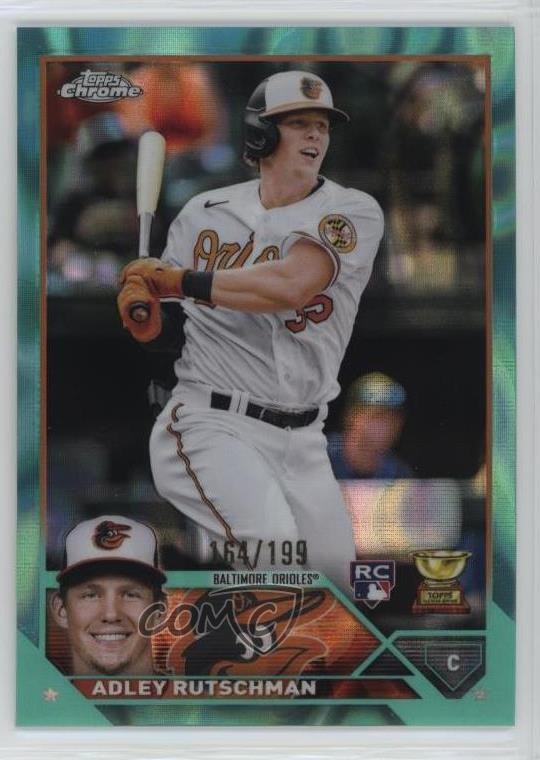 2023 Topps Chrome Aqua Lava Refractor 164/199 Adley Rutschman #1 Rookie RC 14eo