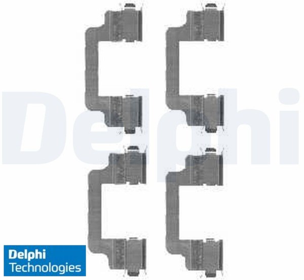 Delphi LX0454 ZubehöRsatz FüR Scheibenbremsbelag ZubehöRsatz Bremsbelag-image