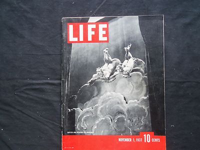 雑誌LIFE アンティーク　広告　1937 1937 NOVEMBER 1 LIFE MAGAZINE - JUPITER AND MERCURY ON BROADWAY