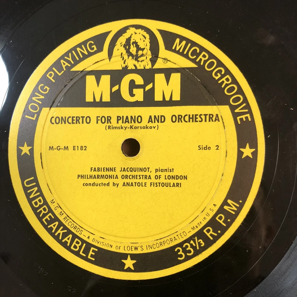 Dance Of Death by Liszt Record MGM pianist F Jacquinot Satanic Demonic Cover Foto 3 de 4