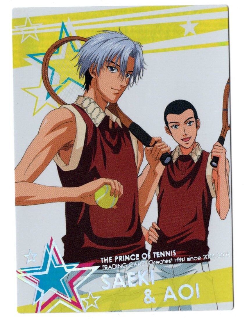 NO.006 special trading card The prince of tennis anime Saeki