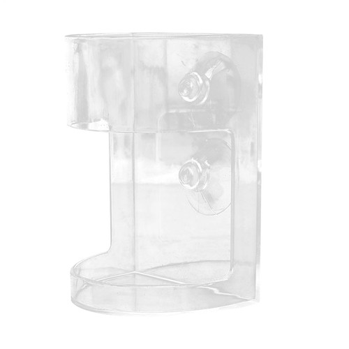 Aquarium Fish Feeder Tray Transparent Fish Tank Feeder Dish Suction