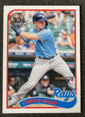 2024 Topps Series 1 Curtis Mead RC #89B-85 1989 Topps Retro 35th Anniversary
