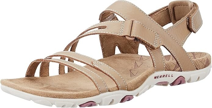 Merrell Z7452 sandali donna tabacco melograno sabbia rosa convertibile taglia 10 M