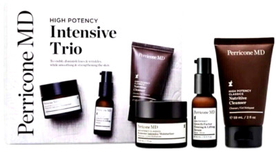 ORIGINAL Perricone MD High Potency Intensive Trio Hautpflege Geschenkset Gratis Versand