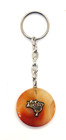 Vintage Brasil Brazil Country Shape Keyring Keychain — photo 1