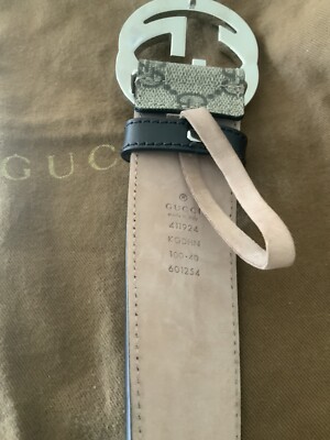 Gucci GG Supreme With G Buckle Belt Size 100cm $490 | eBay display picture 3