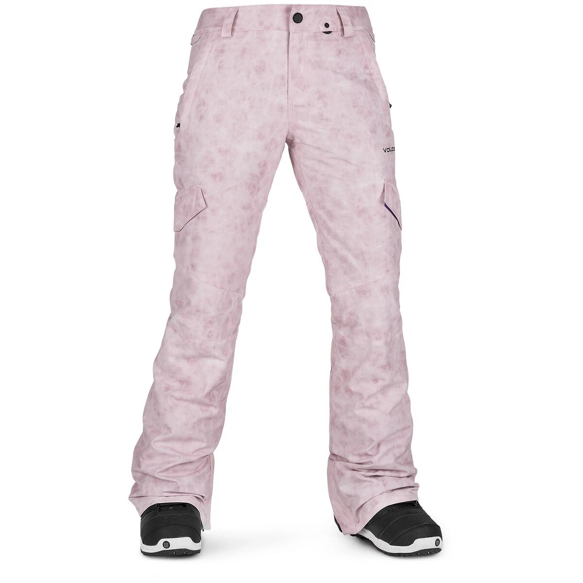 Volcom Bridger Insulated Snowboard Pants, Women's Large, Pink New