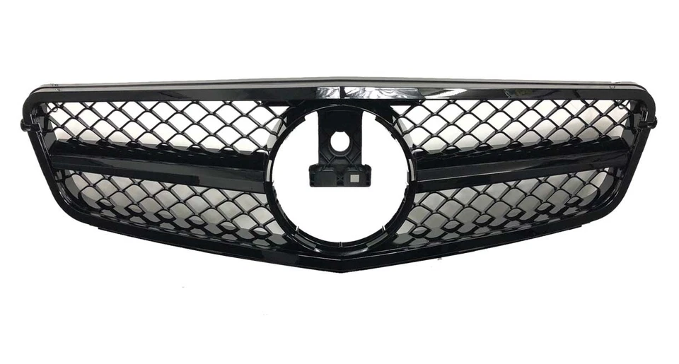 Полностью черная решетка C250 C300 C350 качество C63 AMG 2008 2009 2010 2012 2013 2014 - Изображение 3 из 4