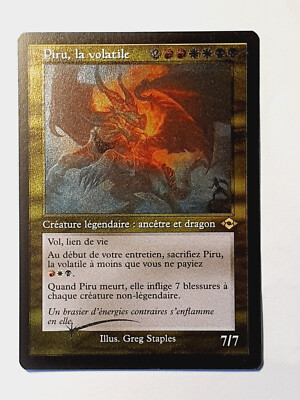 Piru, the volatile foil etched MTG Magic VF