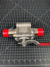 Flowserve Worcester Controls  1-1/2'' Ball valve WK4466RTXBO Butt Weld 400F 