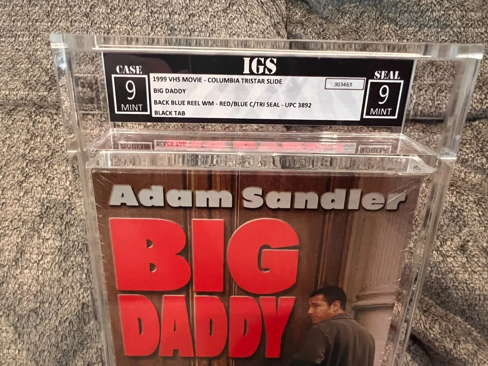 BIG DADDY VHS IGS GRADED BOX 9 MINT SEAL 9 MINT w/Watermarks Factory Sealed Foto 2 de 4