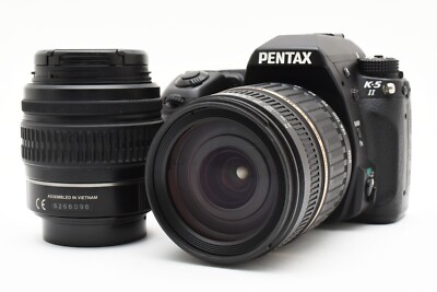PENTAX K-5 II 16.3MP Digital SLR Camera w/2lens [Exc++]
