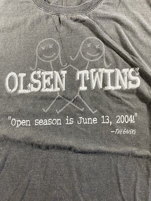 Vintage Mary Kate And Ashley Olson Twins 2004 Shirt Open Season | eBay