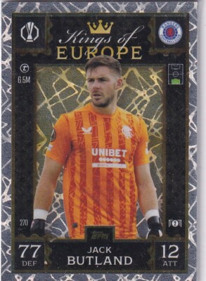 Topps Match Attax CL Extra 24/25 No. 270 Jack Butland Kings of Europe