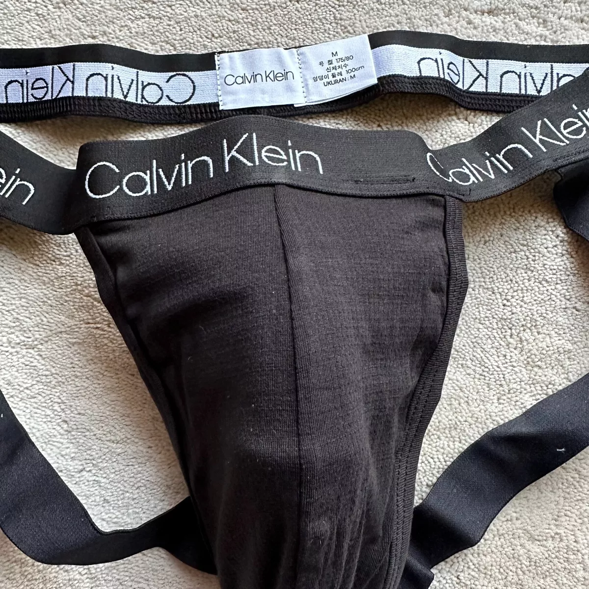 BULGE-ENHANCER Adult Athletic CUP OS + CALVIN KLEIN Black JOCK