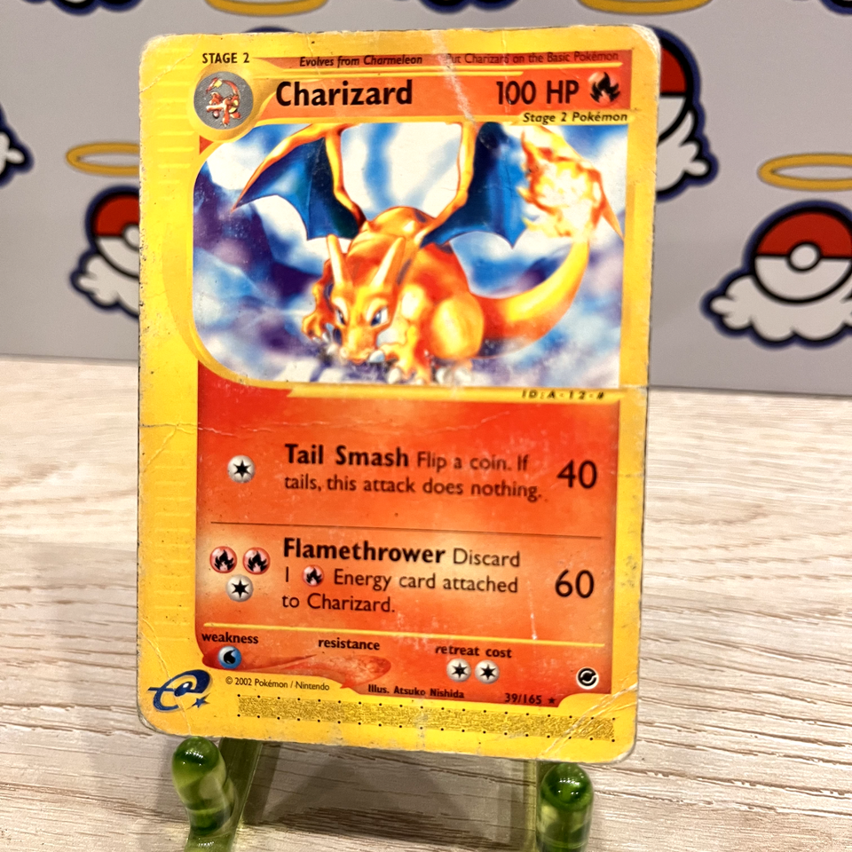 Charizard 39/165 Non Holo Expedition EReader Pokemon Card DAMAGED eBay