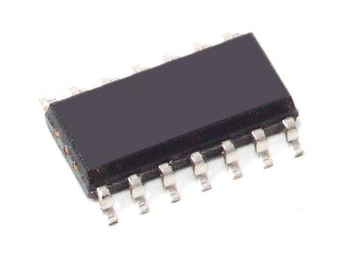 Motorola Mc34074D Quad Operational Amplifier So-14 Smd 4.5MHz 15V 70Db Ic