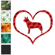 Australian Cattledog Dog, Vinyl Decal Sticker, 40 Patterns & 3 Sizes, #1418