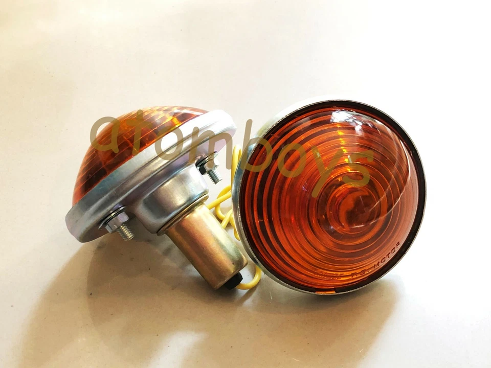 JEEP CJ5 CJ6 CJ7 White Amber side turn SIGNAL rear TAIL LIGHTS - Image 2 of 4