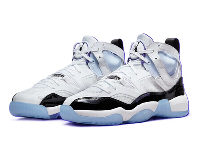 Nike Men's Air Jordan Jumpman Two Trey White/Black/Dark Concord DO1925-100 h