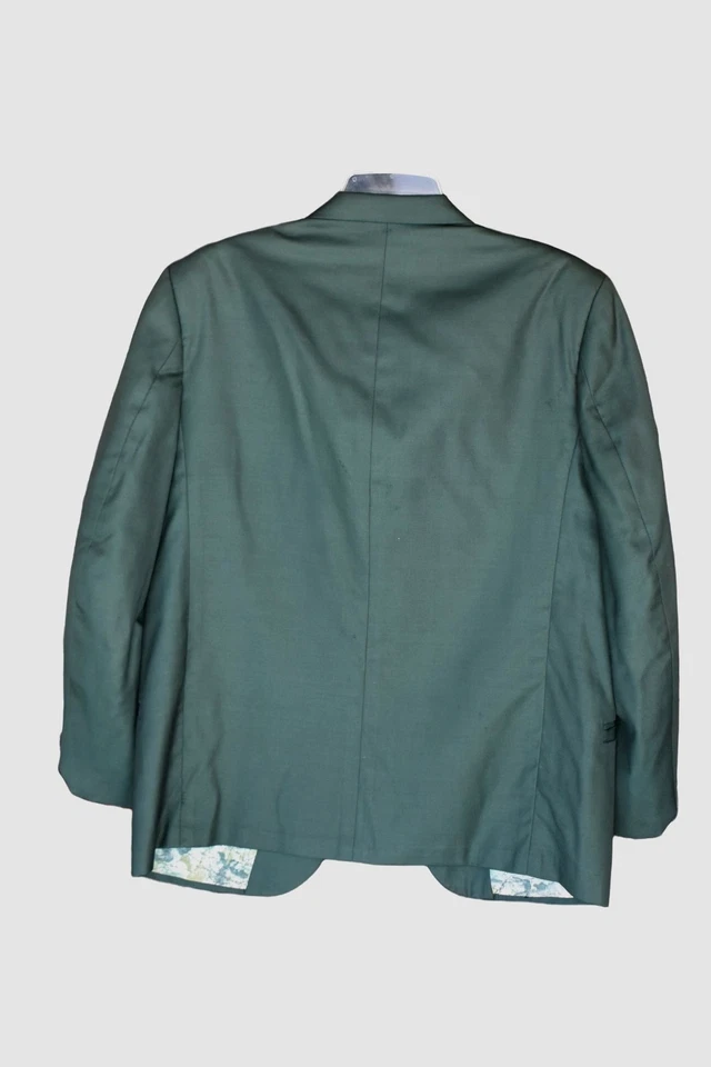 Blazer de hombre vintage años 60 The Gay Blade verde bosque botón único 40R Foto 2 de 4