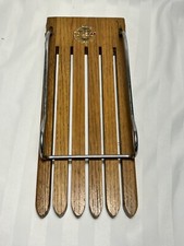 Vintage Glines Wooden Portable Pants Rack For Trousers  Shirts