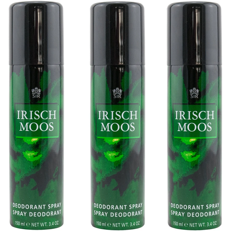 SIR IRISCH MOOS Deodorant Deo Spray 3 x 150ml Mäurer & Wirtz