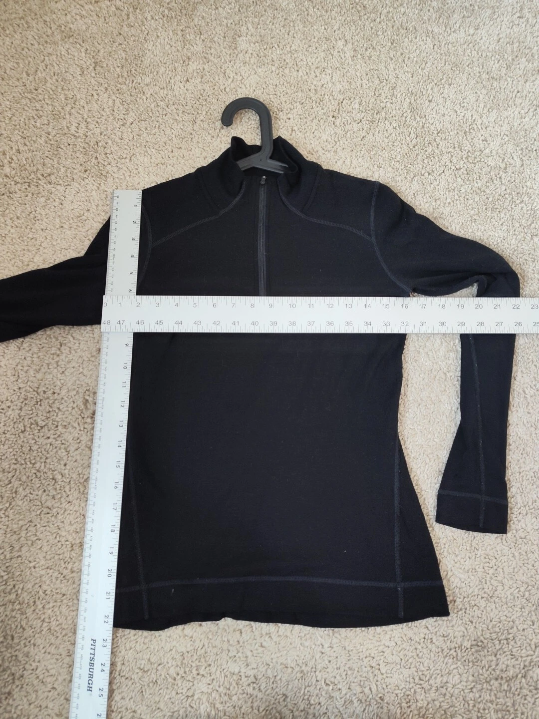 smartwool long sleeve 100% wool base-layer
